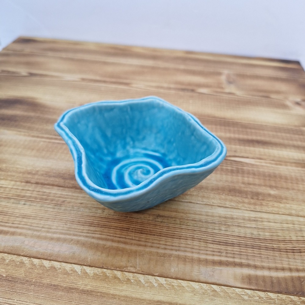 Blue Andrea by‎ Sadek "Chopsticks" Sushi  Earthenware Bowl Made in Japan